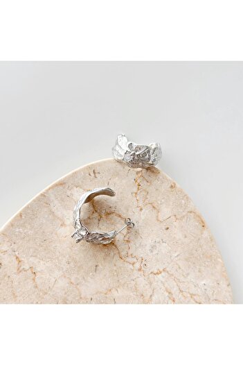 Vesce Atelier One Gray Steel Earrings