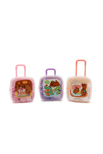 repro design 200 Sheets Perfumed Melting Mini Paper Soap 1 Suitcase Design - Color Sent According to Stock Condition