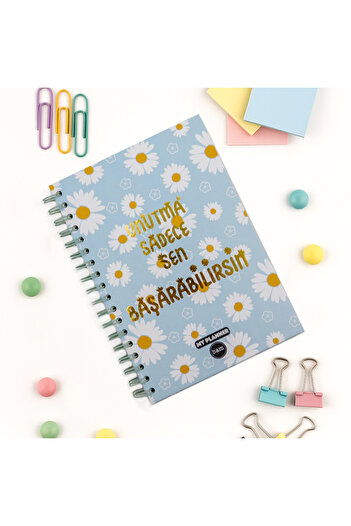 repro design Remember Only You Can Do It Talking Planner Weekly Planner Spiral Notebook with Stickers