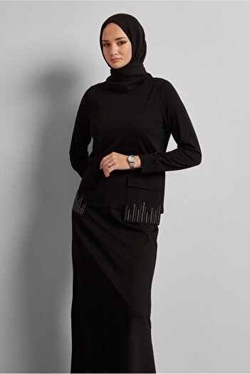 Alvina Cep Detail Skirt Suit 45634