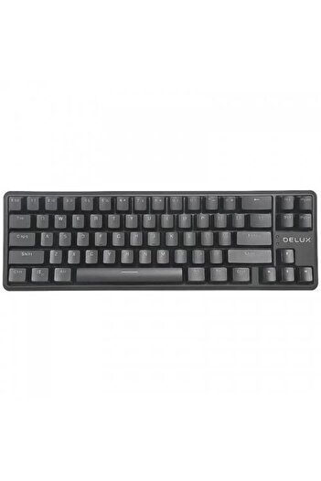 Delux Tastatura Gaming Mecanica KM32, Bluetooth, USB, RGB (Negru)