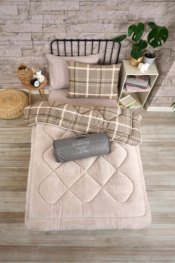 Sudemhome Μονό σετ ύπνου Welsoft Παπλωματάκι διπλής όψης Wellsoft Fluffy Fleece και σεντόνι 100x200