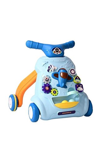LORELLİ Antemergator multifunctional Space Blue, cu centru de activitati