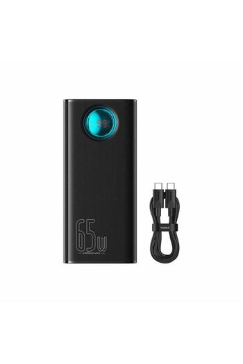 Baseus Baterie externă Amblight cu afișaj digital, 26.800 mAh, încărcare rapidă 65W, cablu USB-C la USB-C