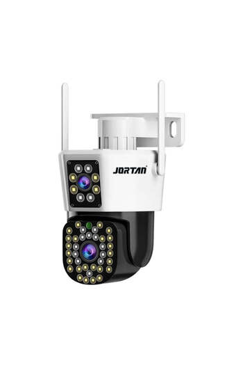 Jortan Camera Duala WiFi - 6MP, Full HD 4K, LAN/WiFi cu Alarma, Detectare Umana, Recunoastere Facial