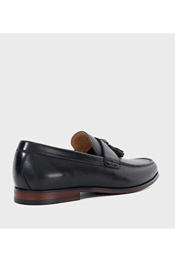 Dune London MEN'S-BLAIKES-BLACK-LEATHER-43