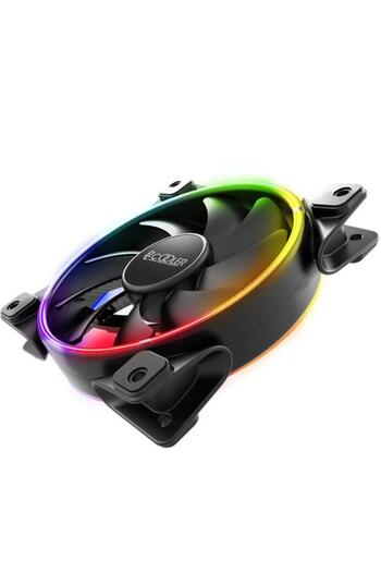 PCCOOLER Ventilator Corona FRGB 120, iluminare ARGB, 120 mm, 2000 rpm, PWM
