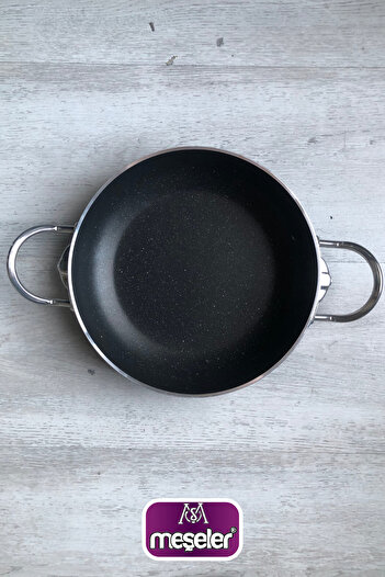 MEŞELER Granite Sahan / Black Inox Handle Omelette