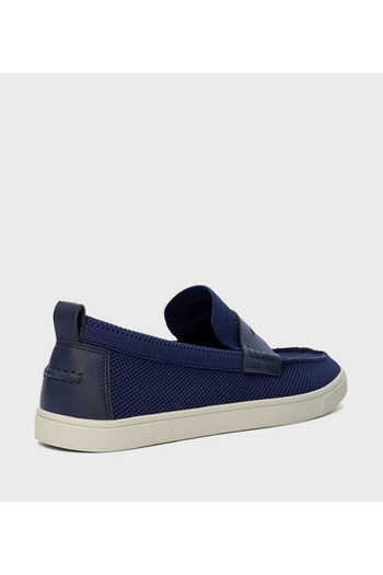 Dune London MEN'S-BAISLEY-NAVY-FABRIC-42