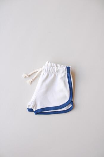 Oh La La Koala For Little Ones Ecru Lace-Up Shorts