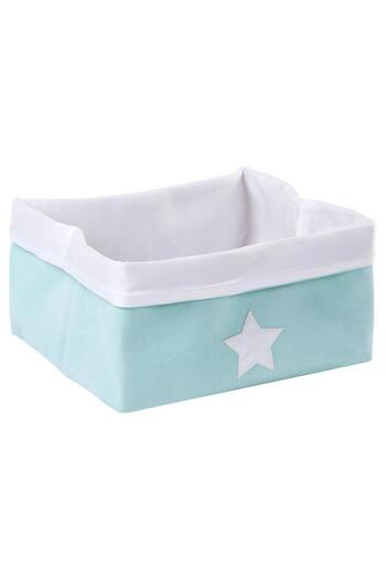 CHILDHOME Cos depozitare panza 40 x 30 x 20 cm, Menta