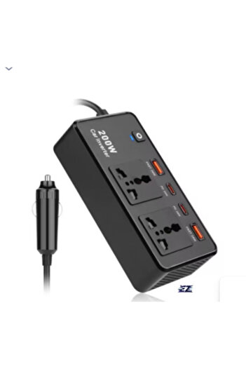 Generic Power Inverter Car Adapter 200W – 12V to 220V