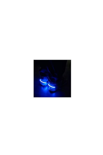 KATHODE LED Band for Shoes - Continuous and Flashing Lighting, Blue