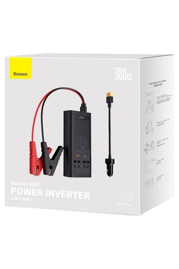 Baseus CAR POWER INVERTER 12V-220V - 300W