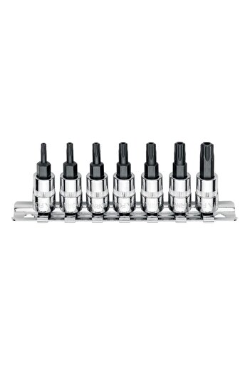 CETA FORM C08S-RTR7 Set de 7 bucăți de prize TORX cu gaură de 1/4”