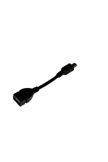 SOHO Cablu OTG USB-Mama la Mini-USB, 14 cm, Negru