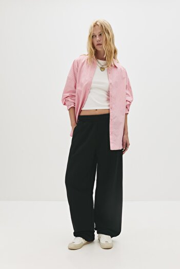 Pull & Bear Barrel kesim eşofman pantolon