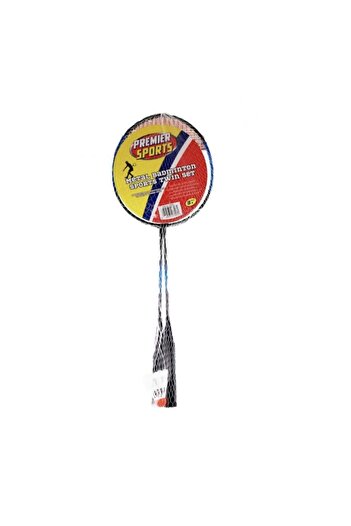 Bibilel Rachete de badminton cu volan inclus, negre și albastre, BBL2148