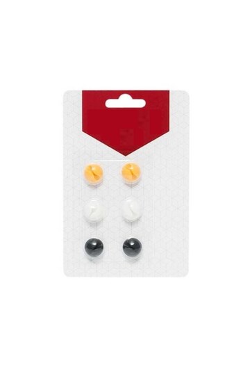 SOHO Set of 6 clips with 1 slot, self-adhesive cable management, Multicolor