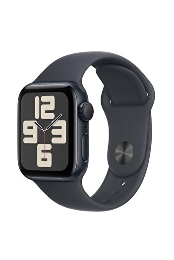 Apple Ceas inteligent SE (2024), GPS, Carcasă Midnight Aluminium 40mm, ecran LTPO OLED, 32GB, curea