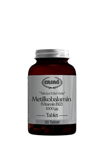 Ersağ Metilcobalamin (Vitamin B12 Tablet) 1000 Mcg