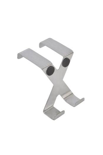 Bibilel Kids Multifunctional X-shaped Wall or Door Hanger, Stainless Steel