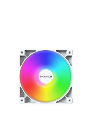 MONTECH Ventilator GF120, 1600rpm, iluminare aRGB (Alb)