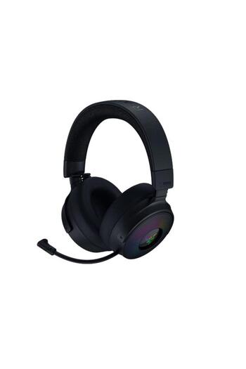 RAZER Căști de gaming Kraken V4 Pro Wireless, Bluetooth, Audio THX Spațial, Chroma RGB, Capac retractabil H
