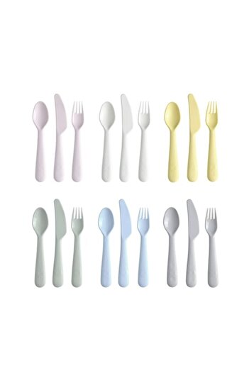 SOHO Set de 18 tacamuri reutilizabile BPA free din plastic, Multicolor