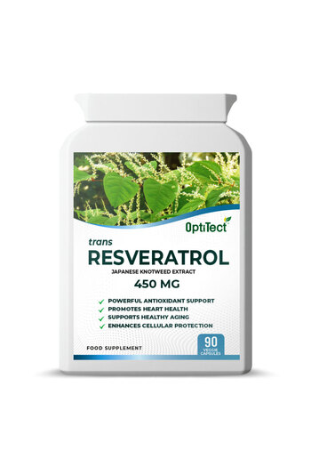 OptiTect Resveratrol, 90 Veggie Capsules, Powerful Antioxidant Support