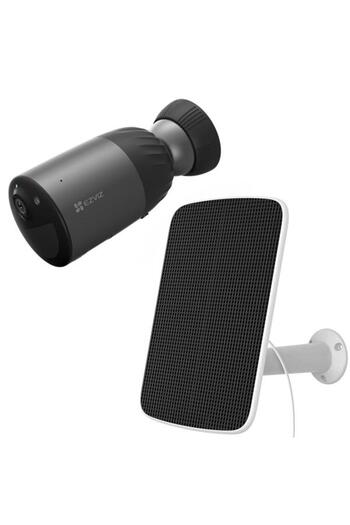 EZVIZ KIT Camera de supraveghere Smart eLife BC1C 2K Plus, outdoor, battery 10400 mAh, Smart IR (Whi
