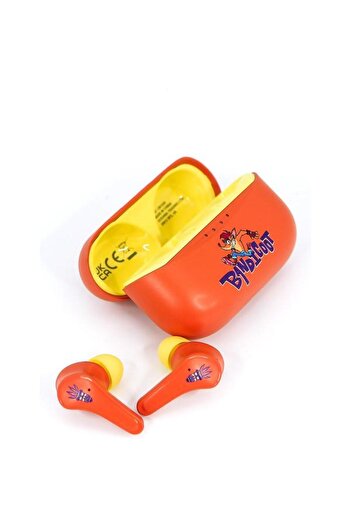 OTL Casti True Wireless Technologies CRASH BANDICOOT, Bluetooth 5.3, Microfon (Portocaliu/Galben)