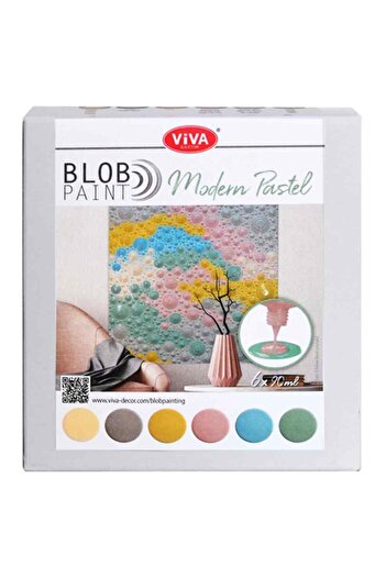 Viva Decor Gift set of 6 dot painting paints Blob Paint VIVA DECOR, 6x90ml Mix 5