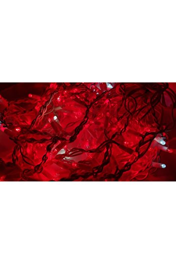 SDX Market Christmas installation, 5 m red FLASH fringe, 113 LEDs, P9115R / fringes / icing Sdx Marketï¿½