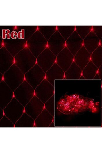SDX Market Christmas Installation, 5 m x 1 m, Flash Net, Red, 136 LEDs, SDX, 9117R / flash net