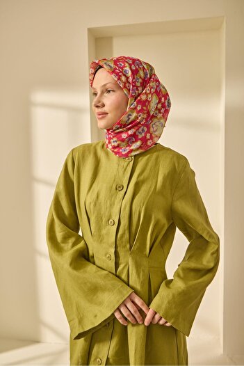 Silk Home Μαλακό βαμβακερό κασκόλ Mine Pattern
