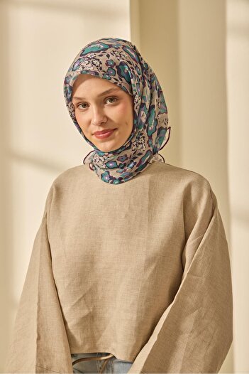 Silk Home Μαλακό βαμβακερό κασκόλ Mine Pattern