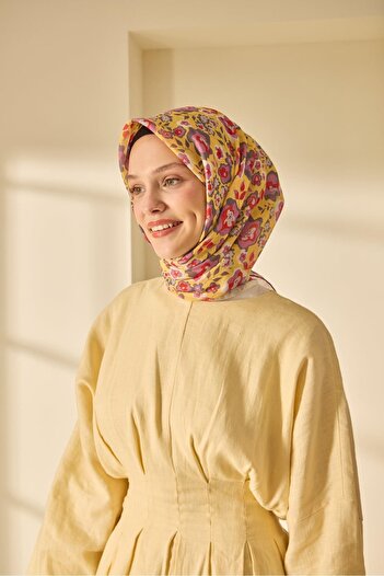Silk Home Mine Pattern Soft Cotton Scarf