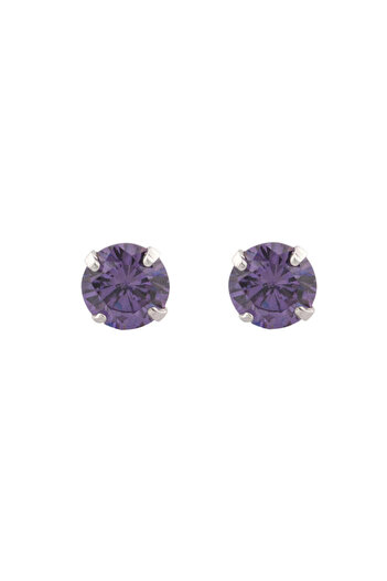 Bijuteria SORELLY Cercei Argint Birthstone Luna Februarie - Royal Purple