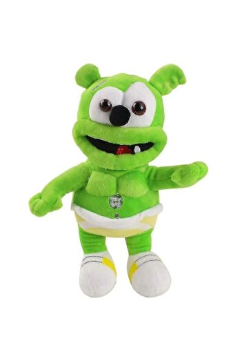 OEM Singing Plush Bear I Am A Gummy Bear, Green, 30 cm