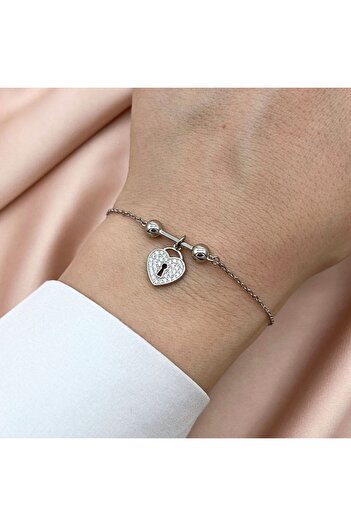 Bijuteria SORELLY Bratara Argint Heart Lock Charm