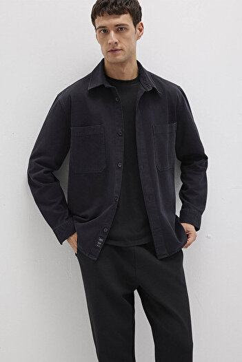 Mavi Double Pocket Black Men's Shirt M0211649-900