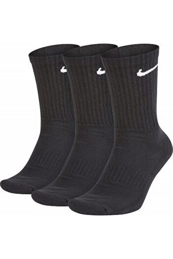 Nike Set 3 perechi sosete Everyday Cushioned Crew, negru, 38-42