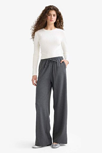 DeFacto Coool Wide Leg Normal Bel Pantolon C1428AX25AU