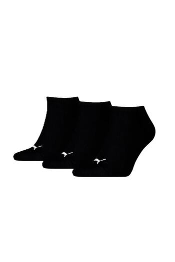 Puma Socks for Men, Unisex Sneaker Plain 3P, 938624-06, 39-42 EU, Black