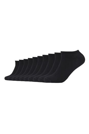 OEM s.Oliver, Set de sosete unisex pana la glezna - 10 perechi, Negru, 39-42