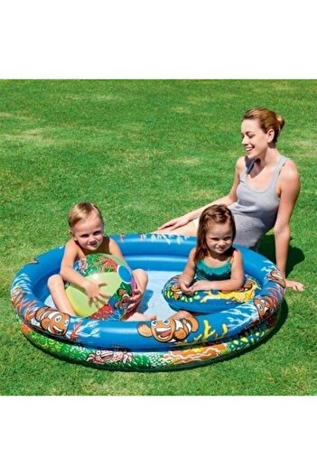 BESTWAY 2 Compartment Pool + Simit + Sea Ball 51124