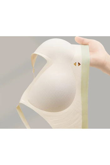 pae Breathable Anti-Sweat Fabric Anti-Sagging Gathering Seamless Ghost Soft Bra