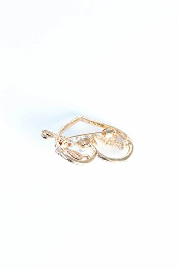 Skygo Zircon Stone Metal Brooch - Tj-Brs293