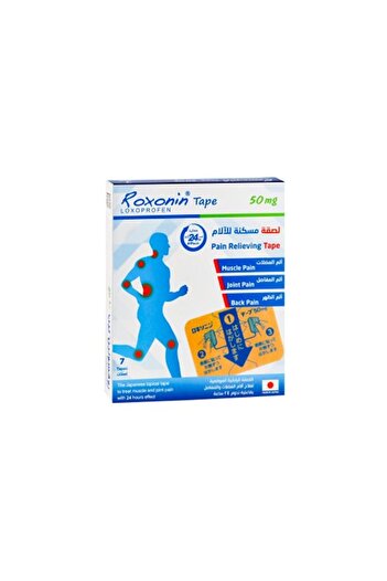 SAJA Pharmaceuticals ROXONIN TAPE 50MG PATCHES 7S